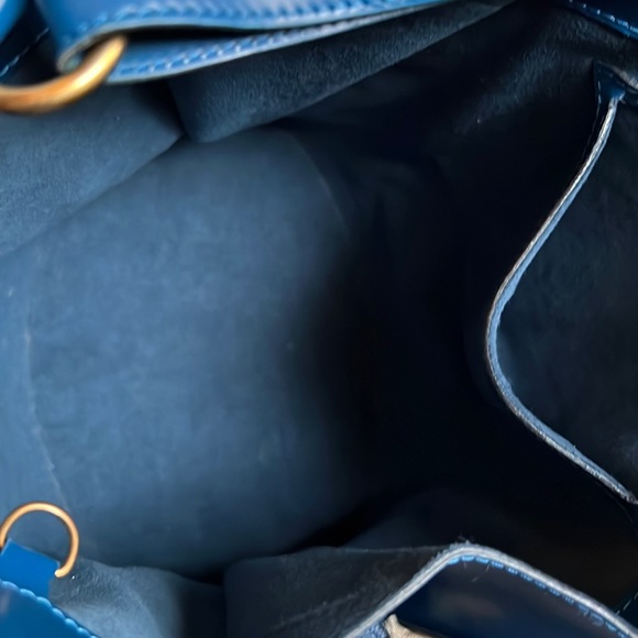 Louis Vuitton Epi Cluny Women's Shoulder Bag Toledo Blue - Excellent Condition - Picture 15 of 17